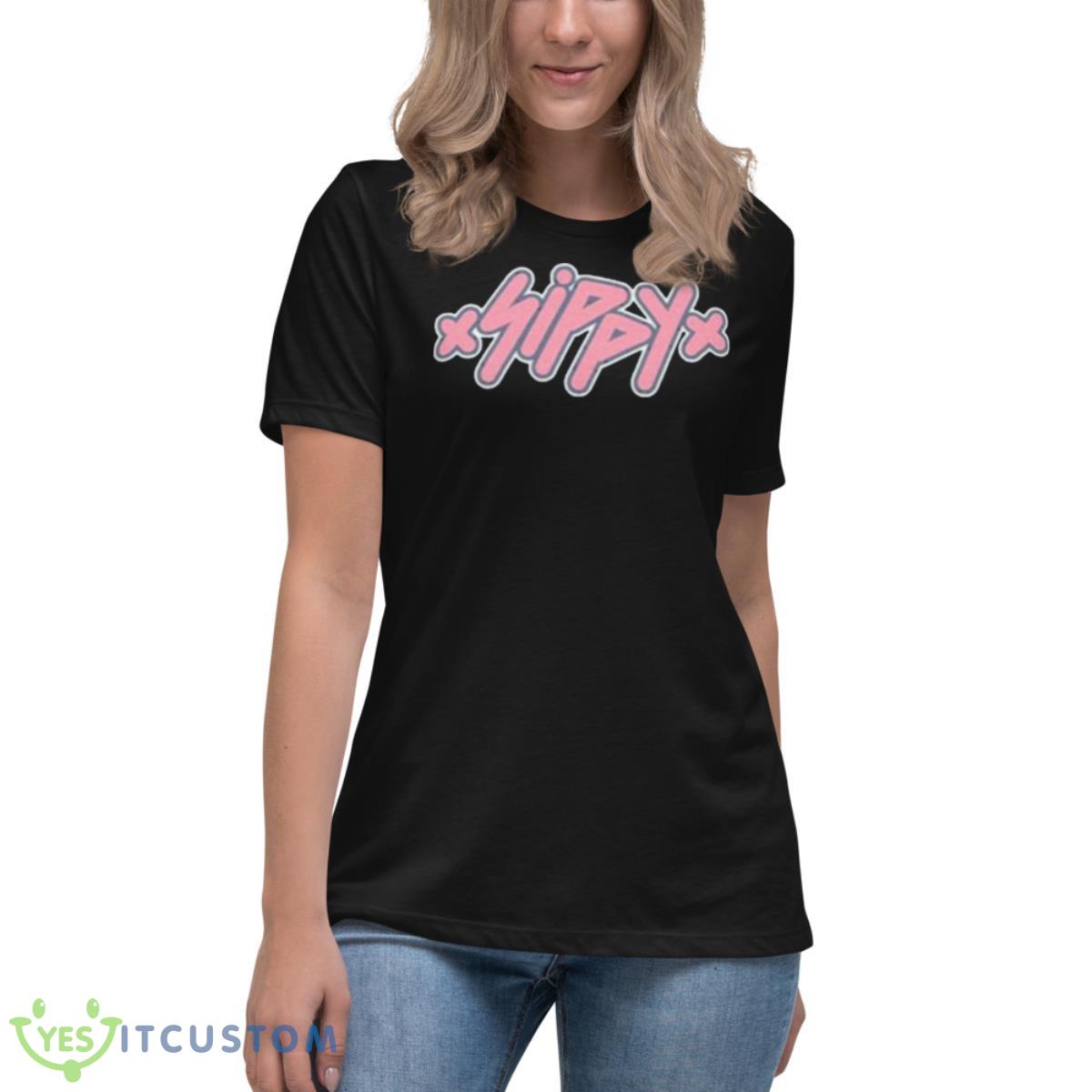 Powder Bunny Sippy Shirt 6 Powder Bunny Sippy Shirt - Women's Relaxed Short Sleeve Jersey Tee