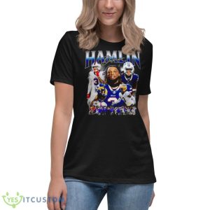 Pray For Damar Hamlin Vintage Shirt 11 Pray For Damar Hamlin Vintage Shirt - Women's Relaxed Short Sleeve Jersey Tee