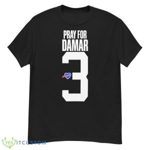 Pray for Damar Heart Love #3 Buffalo Shirt - G500 Men’s Classic T-Shirt