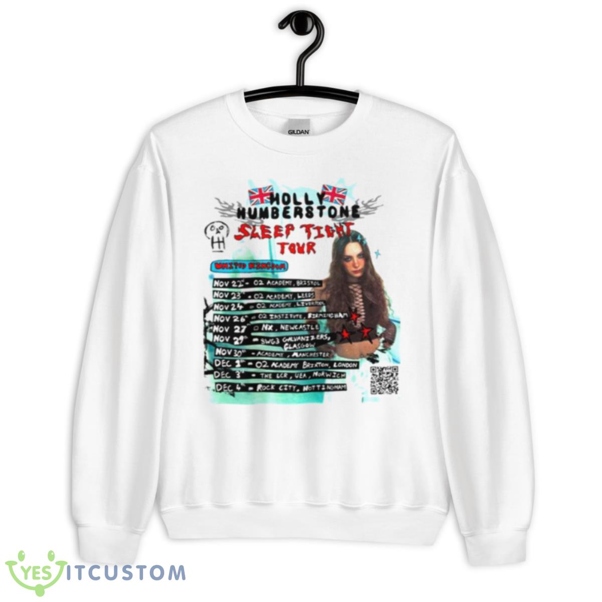 Prety Holly Humberstone Uk Sleep Tight Tour 2023 shirt 2 Prety Holly Humberstone Uk Sleep Tight Tour 2023 shirt - Unisex Heavy Blend Crewneck Sweatshirt