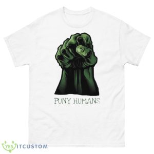 Puny Humans M Byte Marvel shirt - 500 Men’s Classic Tee Gildan