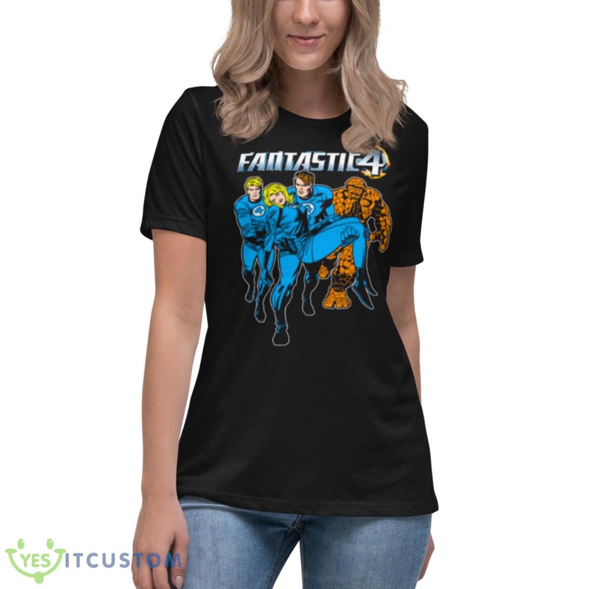 Quick And Dirty Fantasic Four shirt 6 Quick And Dirty Fantasic Four shirt - Women's Relaxed Short Sleeve Jersey Tee