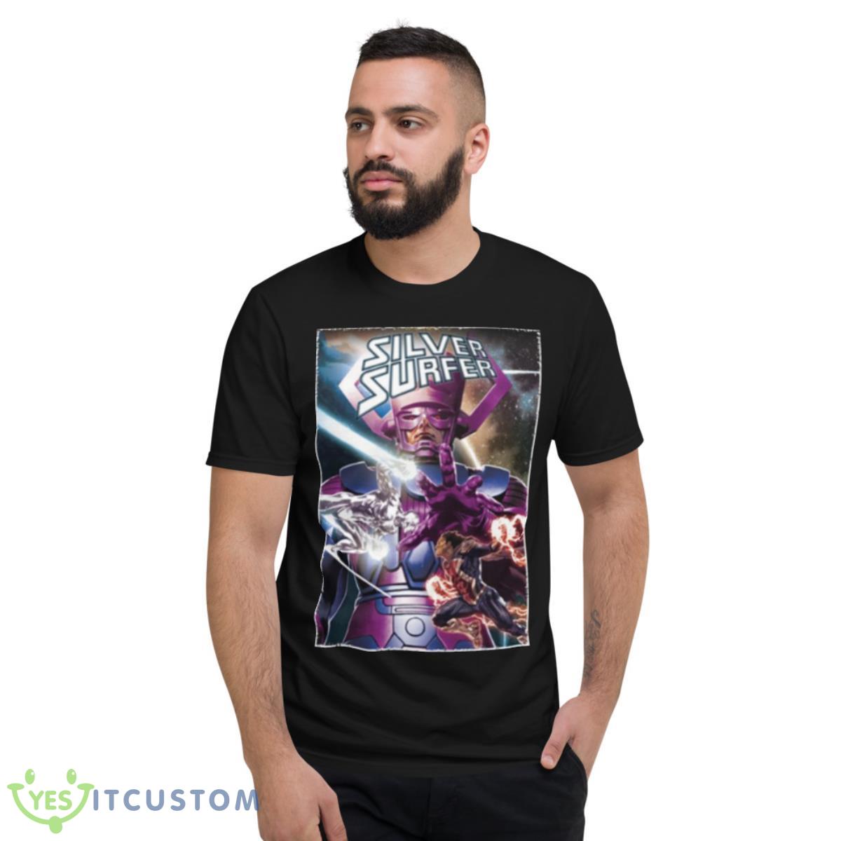 Raining Cats And Dogs Silver Surf Marvel shirt 2 Raining Cats And Dogs Silver Surf Marvel shirt - Short Sleeve T-Shirt