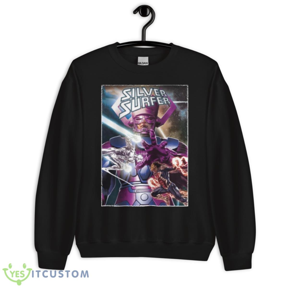 Raining Cats And Dogs Silver Surf Marvel shirt 3 Raining Cats And Dogs Silver Surf Marvel shirt - Unisex Crewneck Sweatshirt