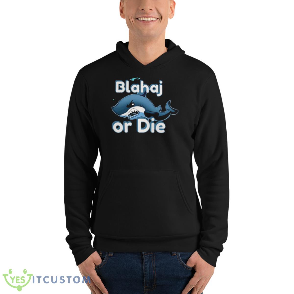 ratcha blahaj or die T shirt 4 ratcha blahaj or die T shirt - Unisex Fleece Pullover Hoodie