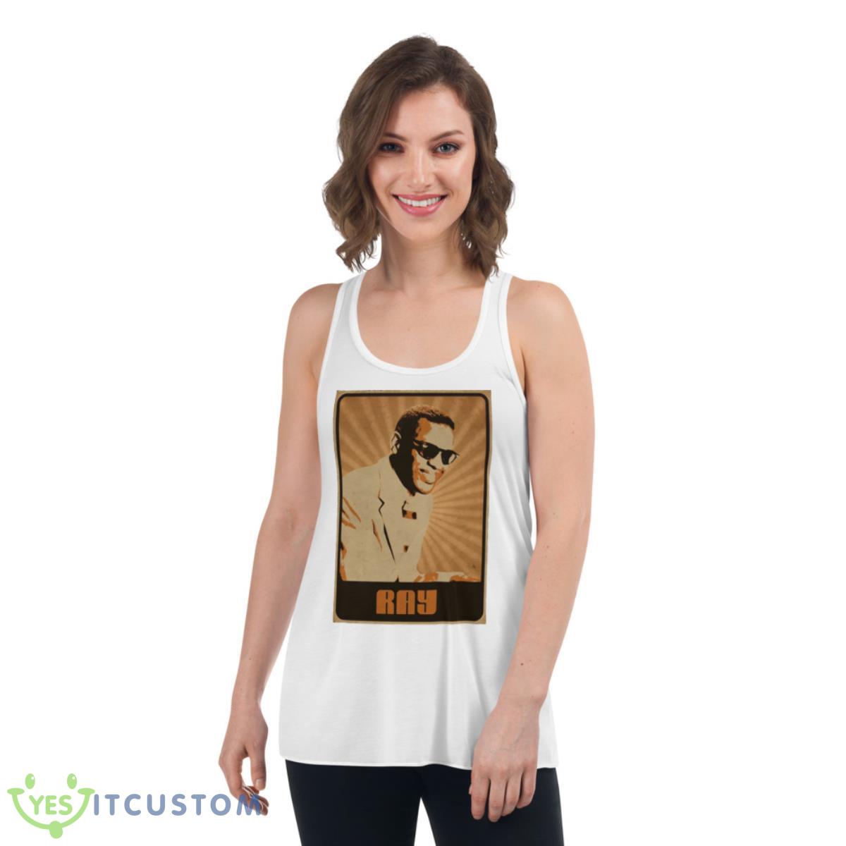 Ray Charles Ray Vintage shirt 4 Ray Charles Ray Vintage shirt - Women's Flowy Racerback Tank