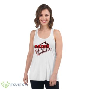 Razor Sharpe logo shirt - Women's Flowy Racerback Tank