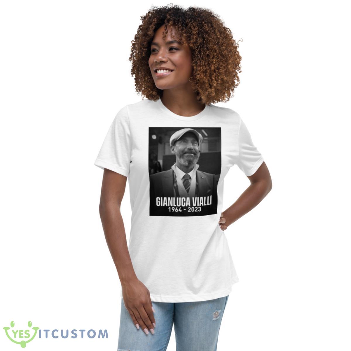 Rest In Peace Gianluca Vialli Shirt 5 Rest In Peace Gianluca Vialli Shirt - Women's Relaxed Short Sleeve Jersey Tee