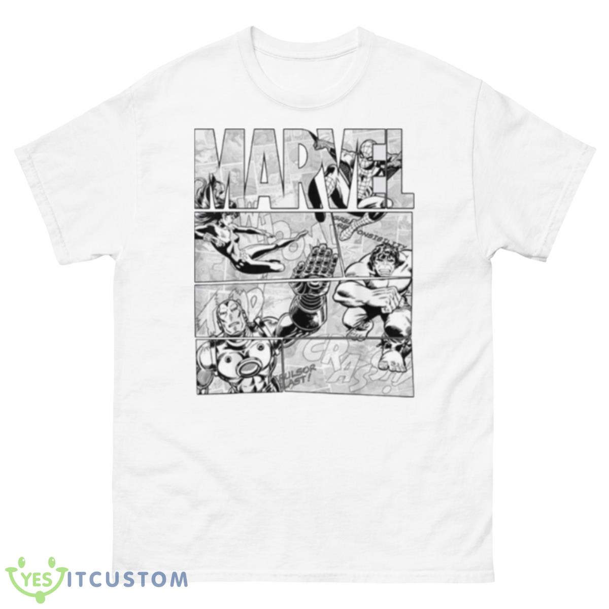 Retro Black And White Comic Marvel shirt 10 Retro Black And White Comic Marvel shirt - 500 Men’s Classic Tee Gildan