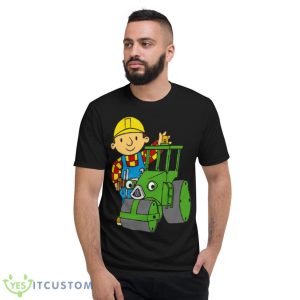 Retro Cartoon Bob The Builder And Friends Shirt - Short Sleeve T-Shirt