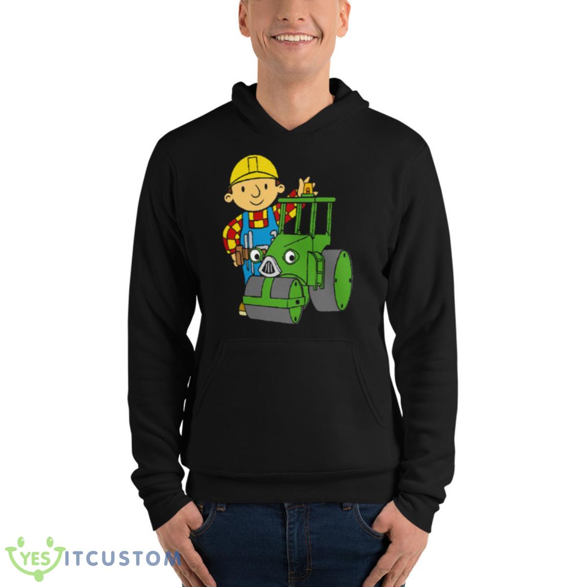 Retro Cartoon Bob The Builder And Friends Shirt 4 Retro Cartoon Bob The Builder And Friends Shirt - Unisex Fleece Pullover Hoodie