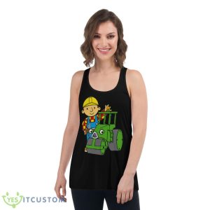 Retro Cartoon Bob The Builder And Friends Shirt 10 Retro Cartoon Bob The Builder And Friends Shirt - Women's Flowy Racerback Tank