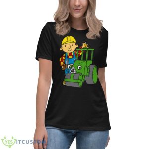 Retro Cartoon Bob The Builder And Friends Shirt 11 Retro Cartoon Bob The Builder And Friends Shirt - Women's Relaxed Short Sleeve Jersey Tee
