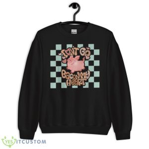 Retro Cute Pig Groovy Valentine’s Day Love Vibes Checkered Shirt 8 Retro Cute Pig Groovy Valentine’s Day Love Vibes Checkered Shirt - Unisex Crewneck Sweatshirt