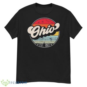 Retro Ohio Distressed Sunset Est 1803 Shirt - G500 Men’s Classic T-Shirt