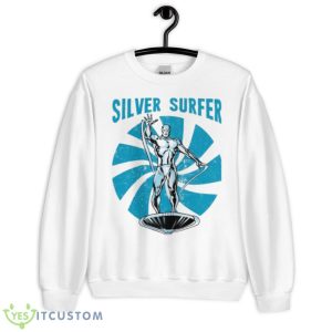 Retro Silver Surfer Iu2 Marvel shirt - Unisex Heavy Blend Crewneck Sweatshirt