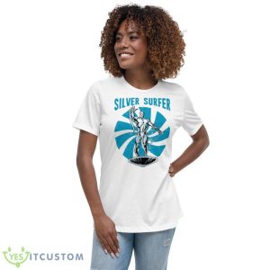 Retro Silver Surfer Iu2 Marvel shirt 9 Retro Silver Surfer Iu2 Marvel shirt - Women's Relaxed Short Sleeve Jersey Tee