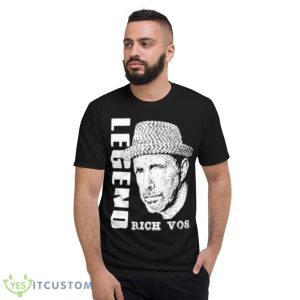 Rich Vos Legend Squiggly Line Drawing Shirt - Short Sleeve T-Shirt