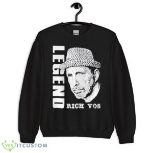 Rich Vos Legend Squiggly Line Drawing Shirt - Unisex Crewneck Sweatshirt