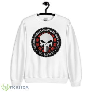Ride Through The Valley Of The Shadow Of Death Marvel Punisher shirt - Unisex Heavy Blend Crewneck Sweatshirt