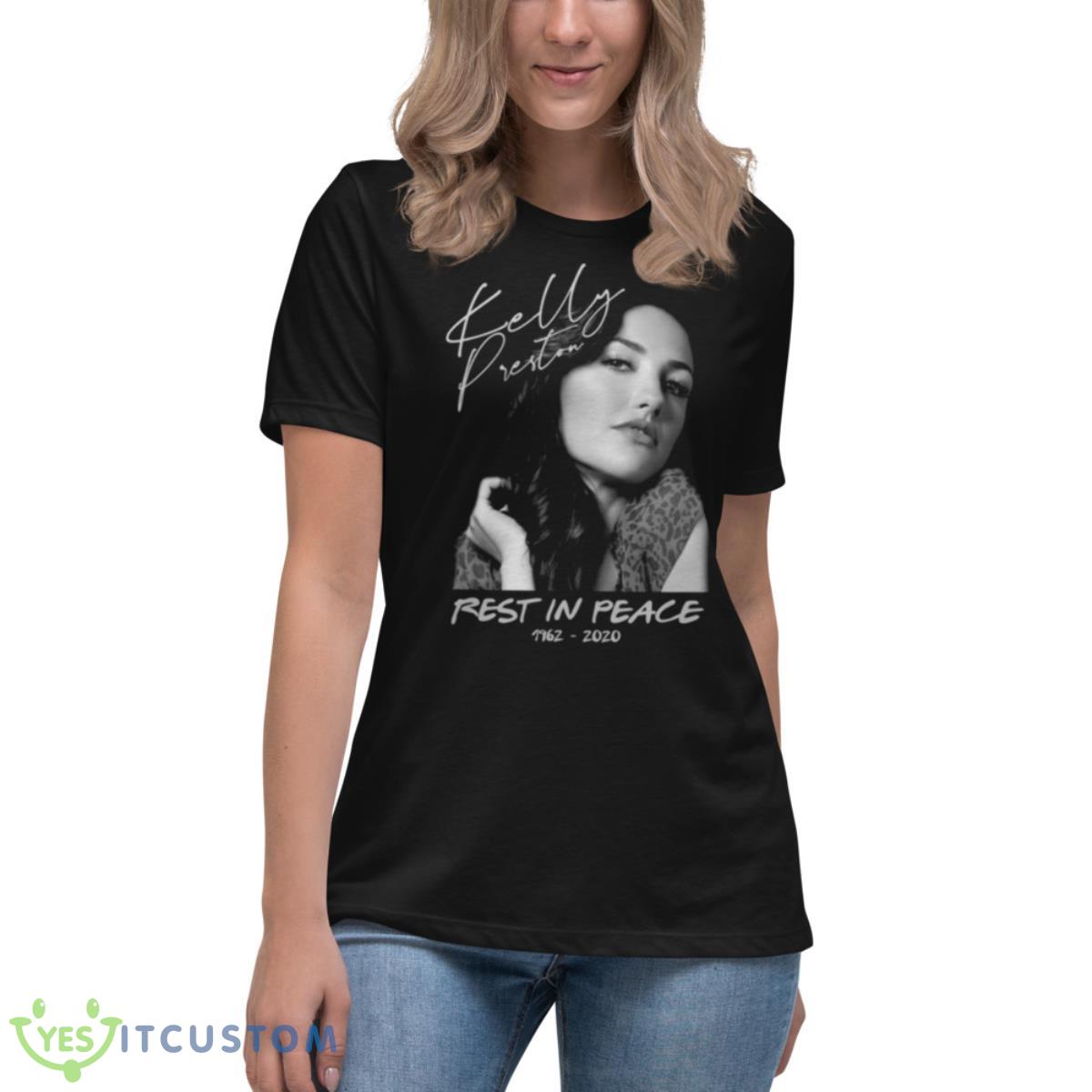 Rip Kelly Preston Signature shirt 6 Rip Kelly Preston Signature shirt - Women's Relaxed Short Sleeve Jersey Tee