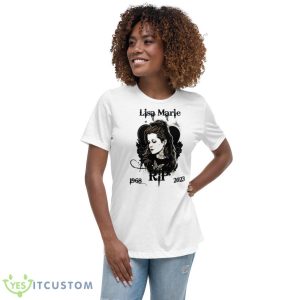 Rip Lisa Marie 1968 2023 Shirt - Women's Relaxed Short Sleeve Jersey Tee