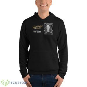 Rip Lisa Marie 1968 2023 TShirt - Unisex Fleece Pullover Hoodie