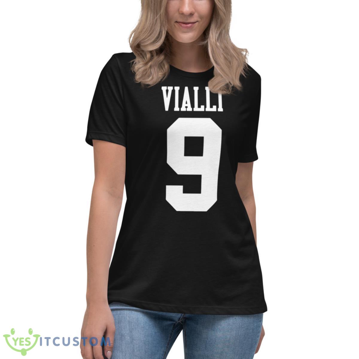Rip The Legend 1964 2023 Gianluca Vialli Shirt 6 Rip The Legend 1964 2023 Gianluca Vialli Shirt - Women's Relaxed Short Sleeve Jersey Tee