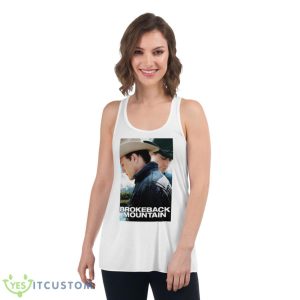 Romance 2005 Drama Brokeback Mountain Poster Graphic shirt - Women's Flowy Racerback Tank
