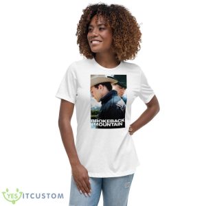 Romance 2005 Drama Brokeback Mountain Poster Graphic shirt - Women's Relaxed Short Sleeve Jersey Tee