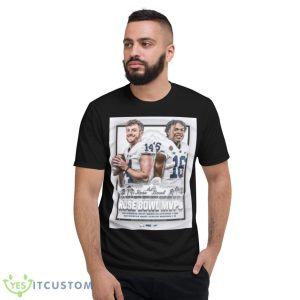 Rose Bowl Mvp 2023 Penn State Ji’ayir Brown Sean Clifford T Shirt - Short Sleeve T-Shirt