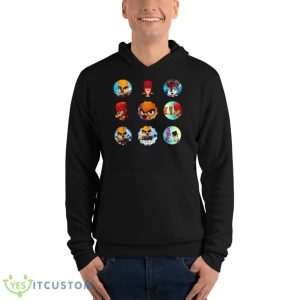 Round Design Zooba King Characters Shirt 9 Round Design Zooba King Characters Shirt - Unisex Fleece Pullover Hoodie