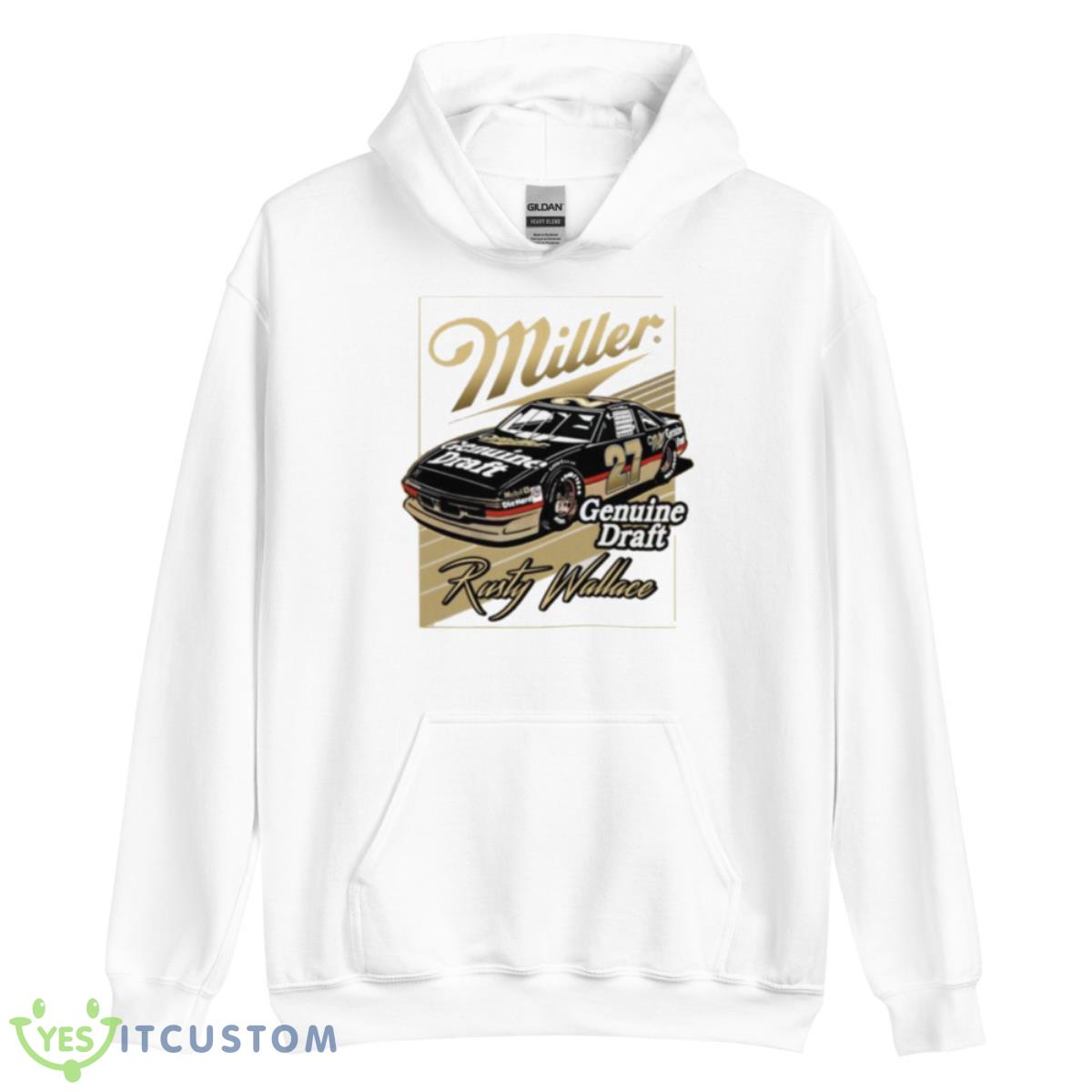 Rusty Wallace Nascar Retro 90s Style Shirt 3 Rusty Wallace Nascar Retro 90s Style Shirt - Unisex Heavy Blend Hooded Sweatshirt