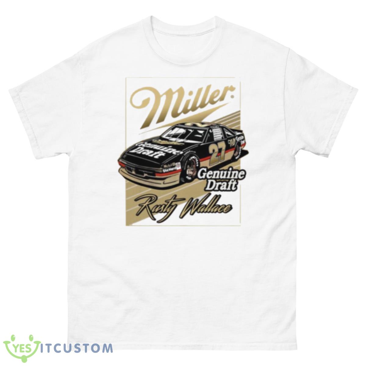 Rusty Wallace Nascar Retro 90s Style Shirt 10 Rusty Wallace Nascar Retro 90s Style Shirt - 500 Men’s Classic Tee Gildan