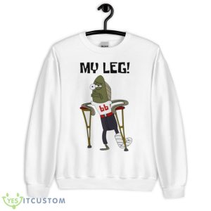 Ryan Jensen My Leg Spongebob Shirt - Unisex Heavy Blend Crewneck Sweatshirt