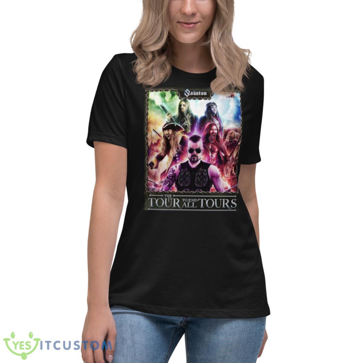 Sabaton Wars Tour 2023 Masept Shirt 6 Sabaton Wars Tour 2023 Masept Shirt - Women's Relaxed Short Sleeve Jersey Tee