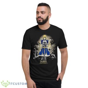 Saber The Warrior Fate Stay Night Shirt - Short Sleeve T-Shirt