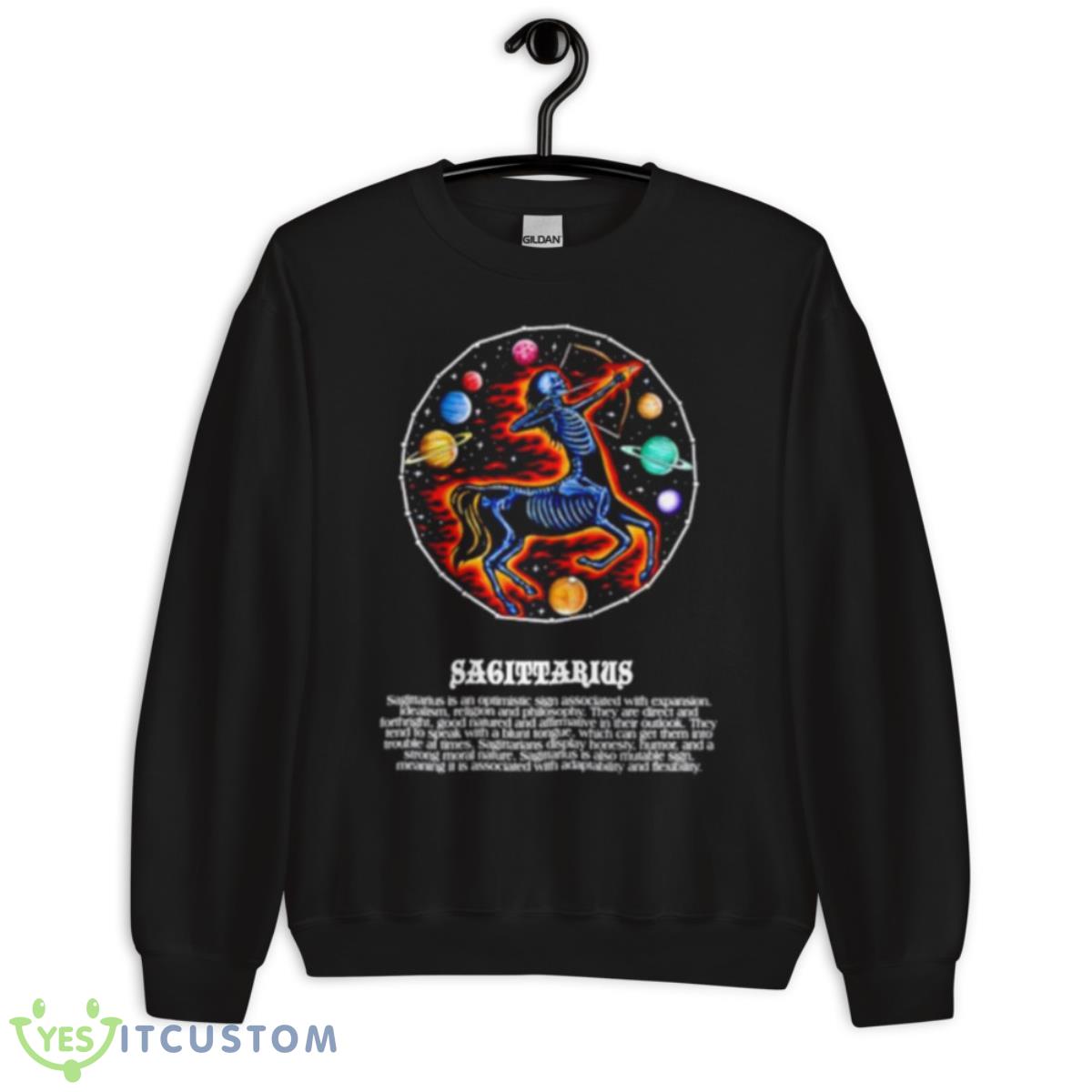 Sagittarius is an optimistic sign associated with expansion shirt 3 Sagittarius is an optimistic sign associated with expansion shirt - Unisex Crewneck Sweatshirt