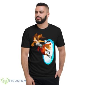 Sajira Shirts Aperture Laboratories Fox Chell Stormi Folf Shirt - Short Sleeve T-Shirt