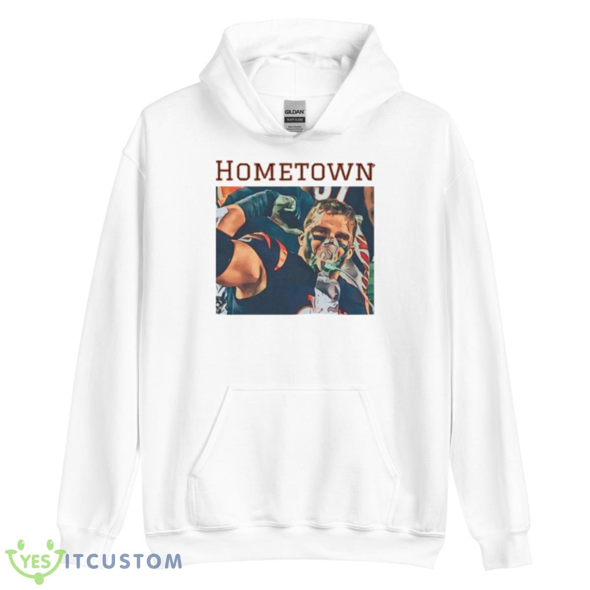 Sam Hubbard Hometown Can’t Catch Me Hubbard Shirt 3 Sam Hubbard Hometown Can’t Catch Me Hubbard Shirt - Unisex Heavy Blend Hooded Sweatshirt