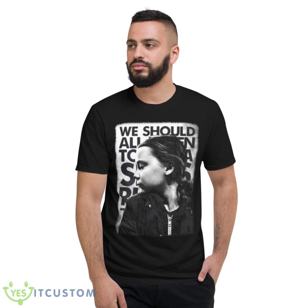 Sayings Reveal The Secret Greta Thunberg shirt 2 Sayings Reveal The Secret Greta Thunberg shirt - Short Sleeve T-Shirt