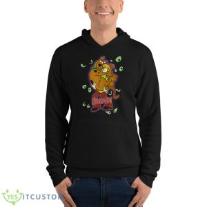 Scooby Doo Shaggy Being Watched shirt - Unisex Fleece Pullover Hoodie