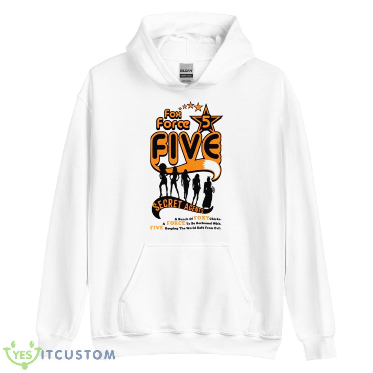 Secret Agents Fox Force Five Pulp Fiction shirt 3 Secret Agents Fox Force Five Pulp Fiction shirt - Unisex Heavy Blend Hooded Sweatshirt