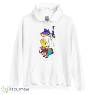 Secret Squirrel And Moroccan Mole Cartoon Retro Shirt - Unisex Heavy Blend Hooded Sweatshirt