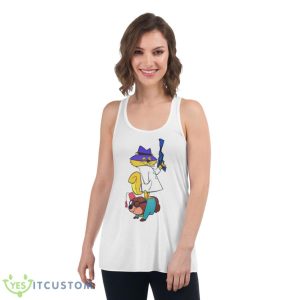 Secret Squirrel And Moroccan Mole Cartoon Retro Shirt - Women's Flowy Racerback Tank