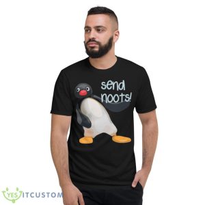 Send Noots Meme Pingu The Pengouin Shirt - Short Sleeve T-Shirt