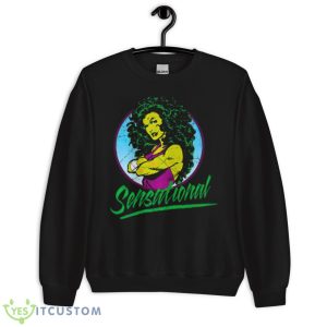 Sensational Shehulk Retro Comic Marvel shirt 8 Sensational Shehulk Retro Comic Marvel shirt - Unisex Crewneck Sweatshirt