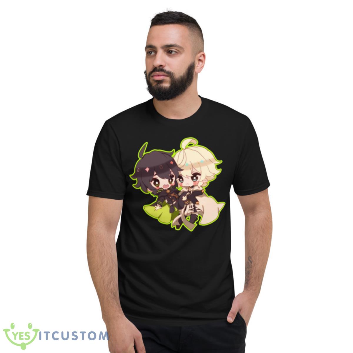 Seraph Of The End Mika And Yuu Chibi Shirt 2 Seraph Of The End Mika And Yuu Chibi Shirt - Short Sleeve T-Shirt