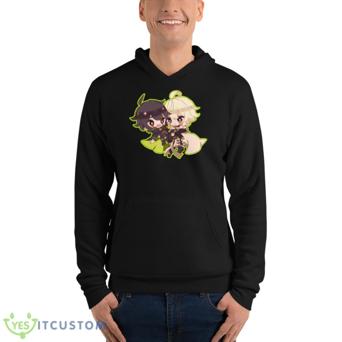 Seraph Of The End Mika And Yuu Chibi Shirt 13 Seraph Of The End Mika And Yuu Chibi Shirt - Unisex Fleece Pullover Hoodie