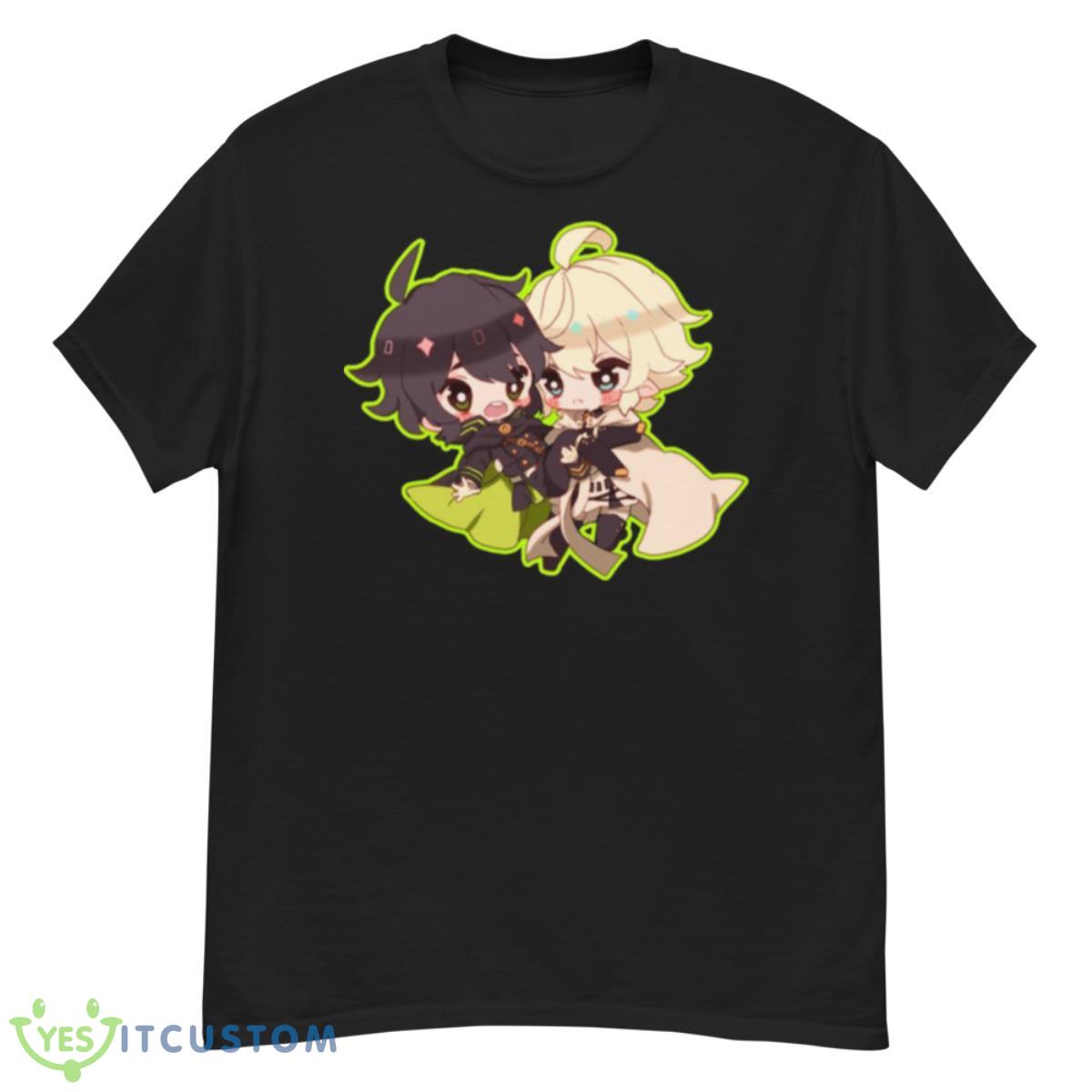 Seraph Of The End Mika And Yuu Chibi Shirt 12 Seraph Of The End Mika And Yuu Chibi Shirt - G500 Men’s Classic T-Shirt